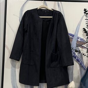 HYFVE Black Open Front Blazer